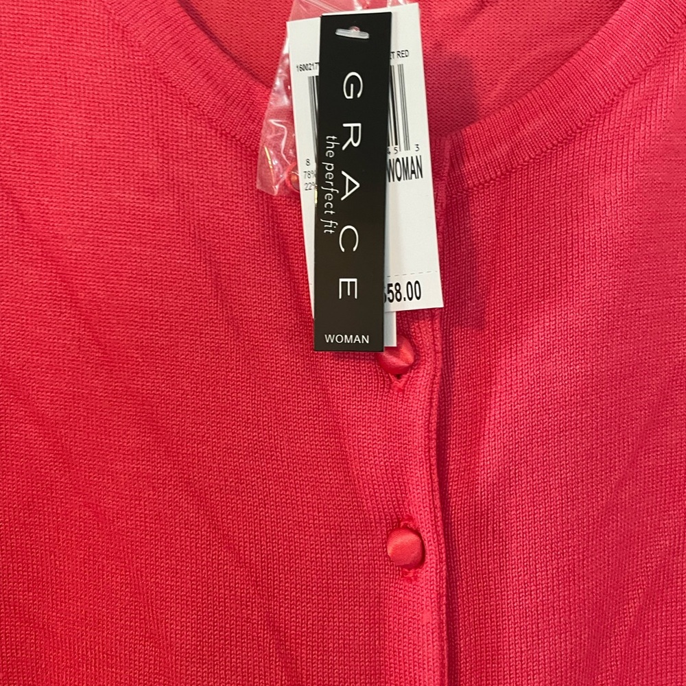 NWT Grace Coral Cardigan - Picture 3 of 4
